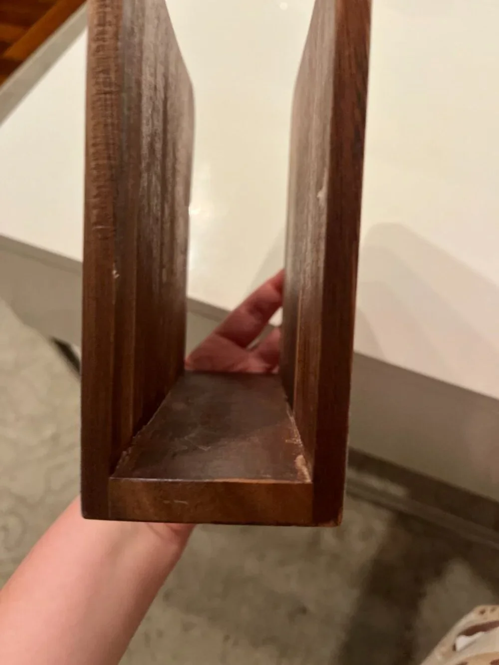 Nautical Napkin Holder - FreshBox Acadia Wood (Coastal Table Decor) NWT